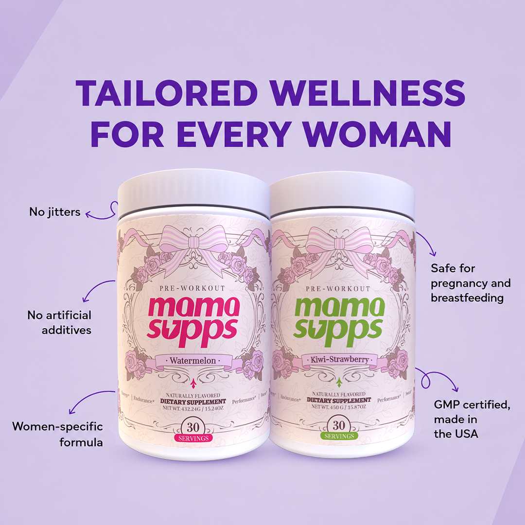MamaSupps Mom Bundle | Watermelon + Kiwi Strawberry
