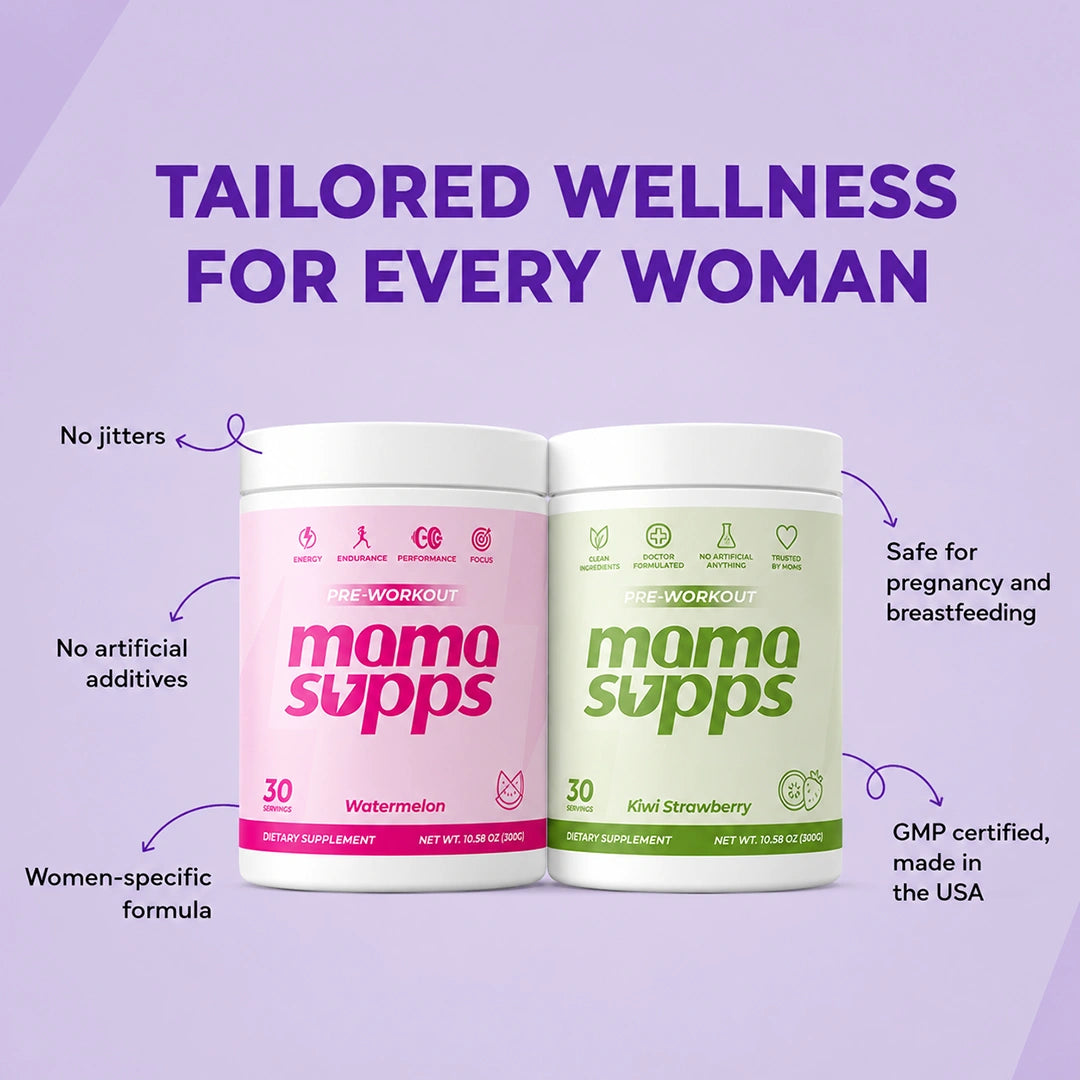 MamaSupps Mom Bundle | Watermelon + Kiwi Strawberry