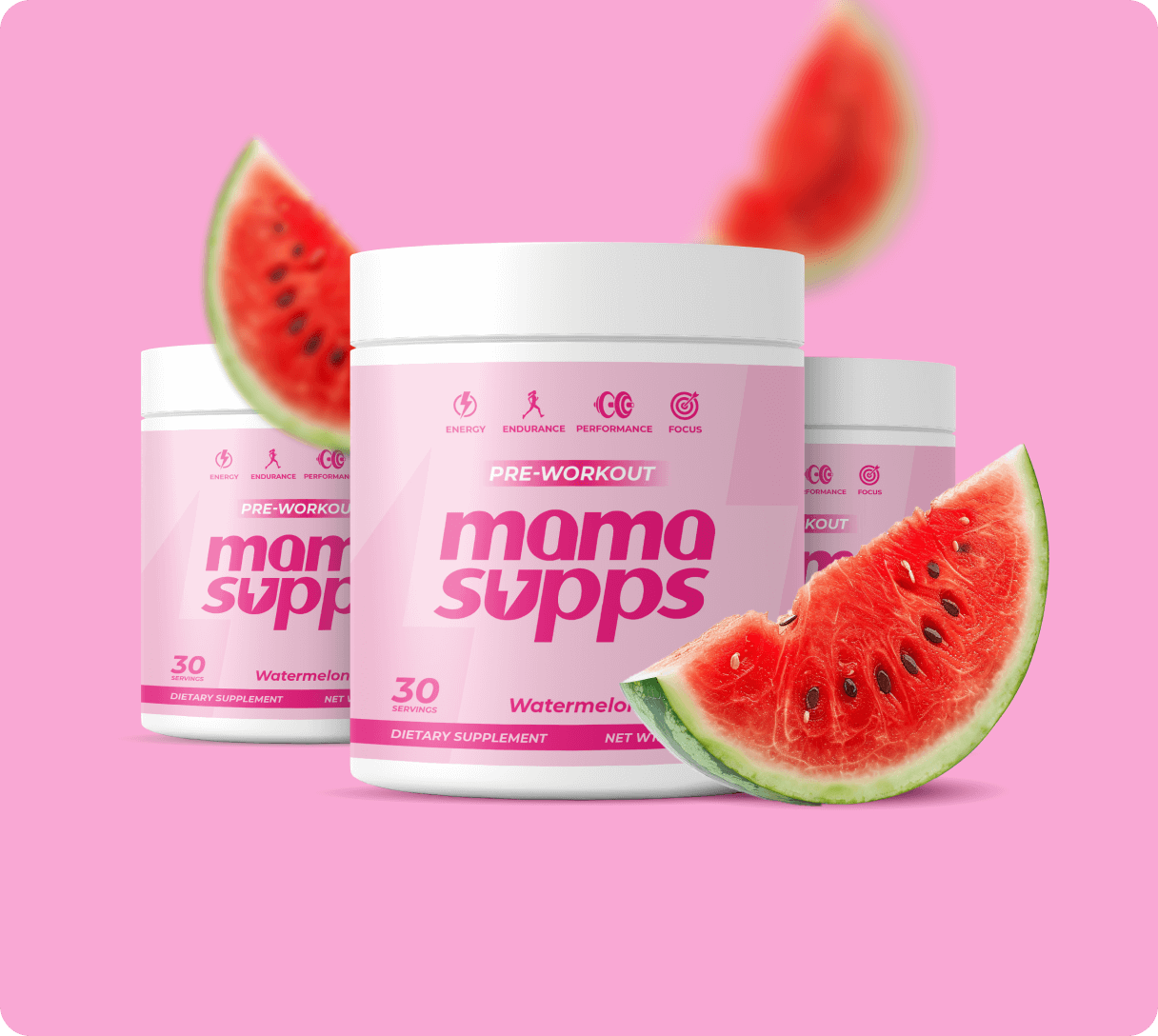 Mamasupps Watermelon Preworkout Main Image