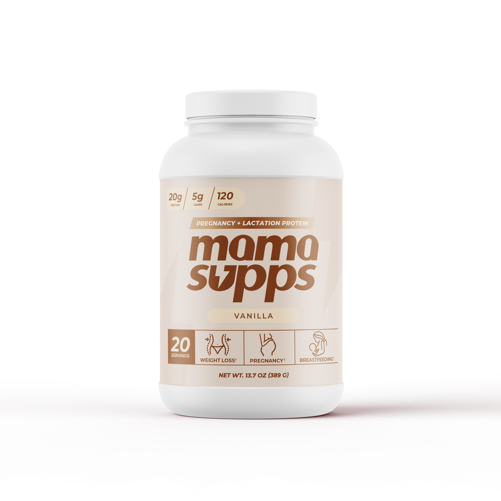 Mamasupps Breastfeeding Protein Powder for Milk Supply
