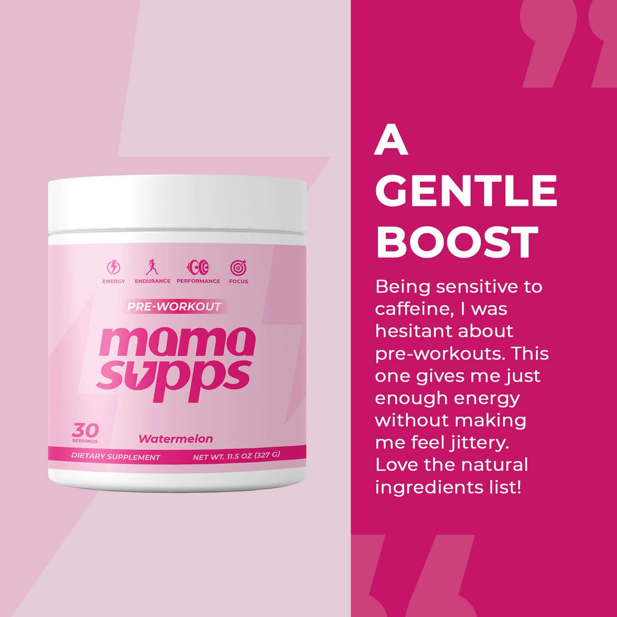 Mamasupps Watermelon Pre-Workout Review